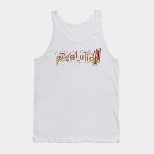 evolution themed graphic design by ironpalette Tank Top